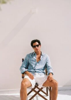 Chemise Slim Fit Coton Rayée 16 Chemise Slim Fit Coton Rayée -Vêtements Pascher 37040777 56 D5