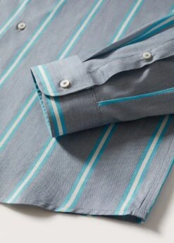 Chemise Slim Fit Coton Rayée 17 Chemise Slim Fit Coton Rayée -Vêtements Pascher 37040777 56 D7