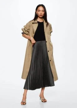 Jupe Plissée Satinée -Vêtements Pascher 37095906 92 99999999 01