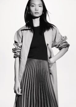 Jupe Plissée Satinée -Vêtements Pascher 37095906 92 D2