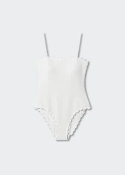 Maillot De Bain Texturé Festonné -Vêtements Pascher 47004011 02 B