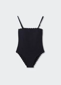 Maillot De Bain Texturé Festonné -Vêtements Pascher 47004011 99 B