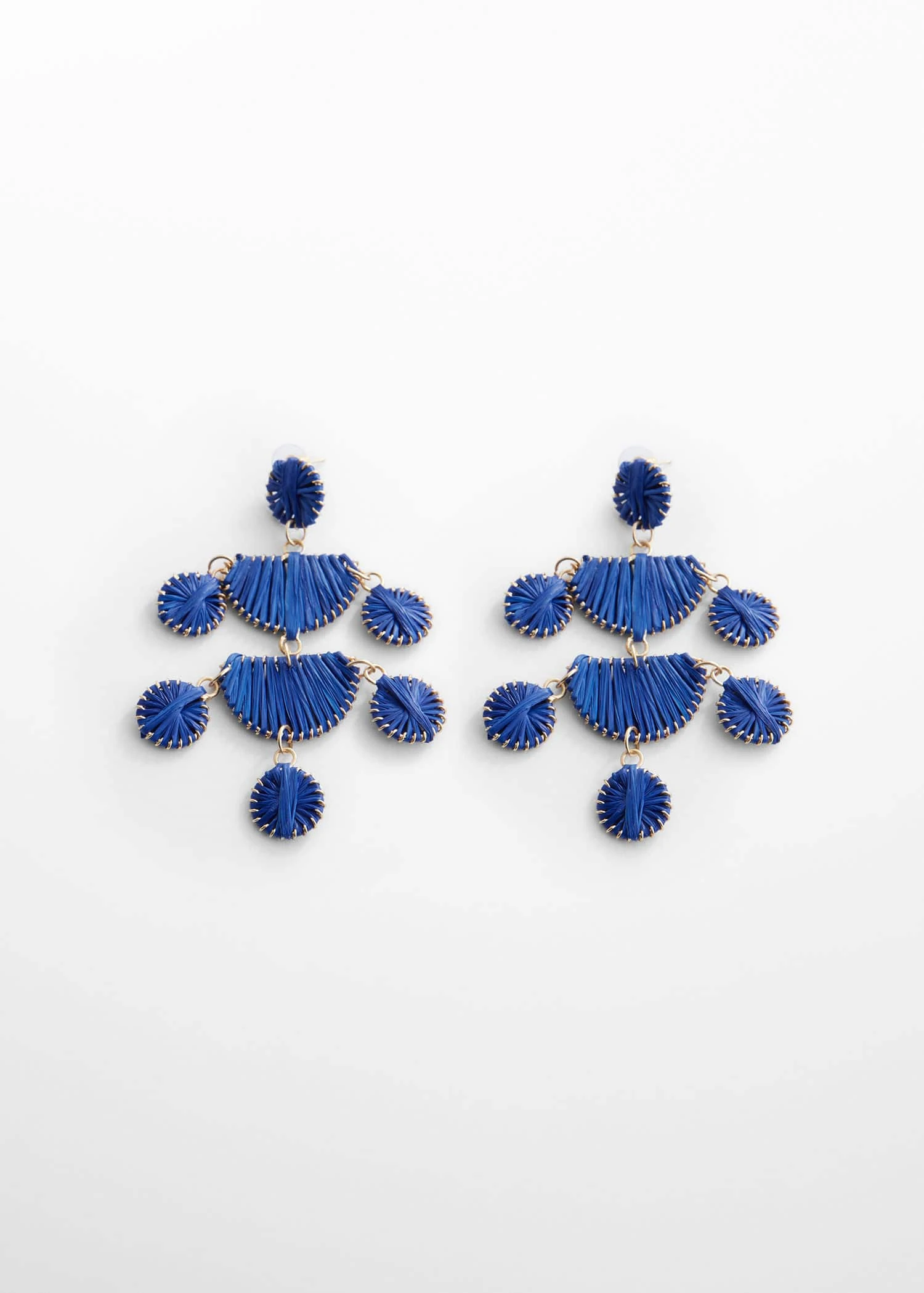 Boucles D'oreilles Pendantes Raphia 6 Boucles D'oreilles Pendantes Raphia – Image 4