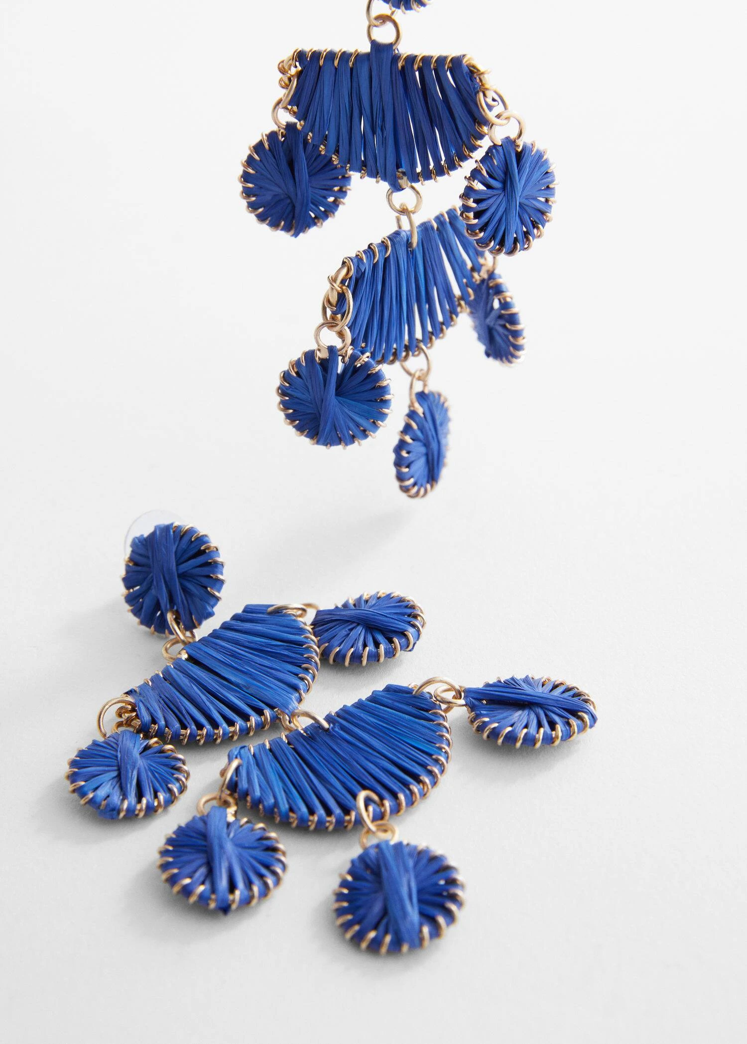 Boucles D'oreilles Pendantes Raphia 8 Boucles D'oreilles Pendantes Raphia – Image 6