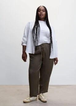 Pantalon 100 % Lin -Vêtements Pascher 47006704 37 D3