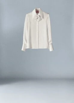 Chemise Satinée Maxifleur Strass -Vêtements Pascher 47006717 05 B