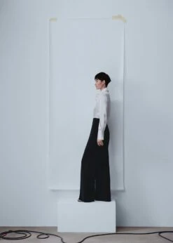 Chemise Satinée Maxifleur Strass -Vêtements Pascher 47006717 05 D4