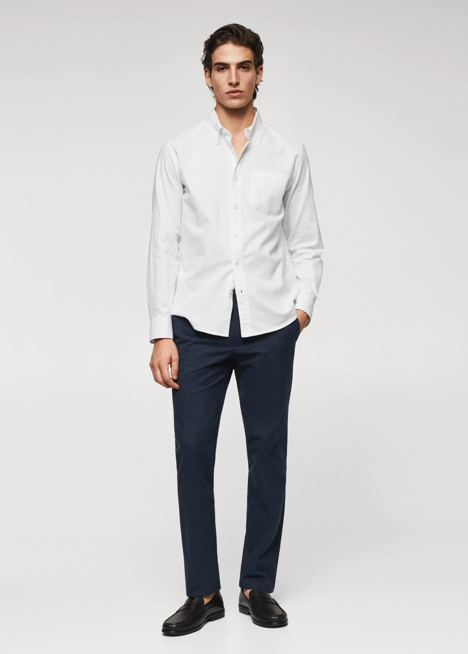 Chemise Regular Fit Coton Oxford 13 Chemise Regular Fit Coton Oxford – Image 11