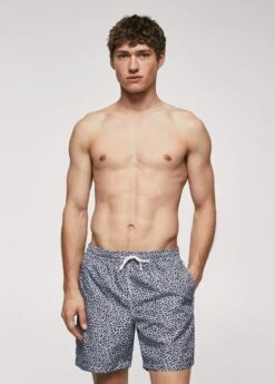 Maillot De Bain Micro-imprimé Fleurs