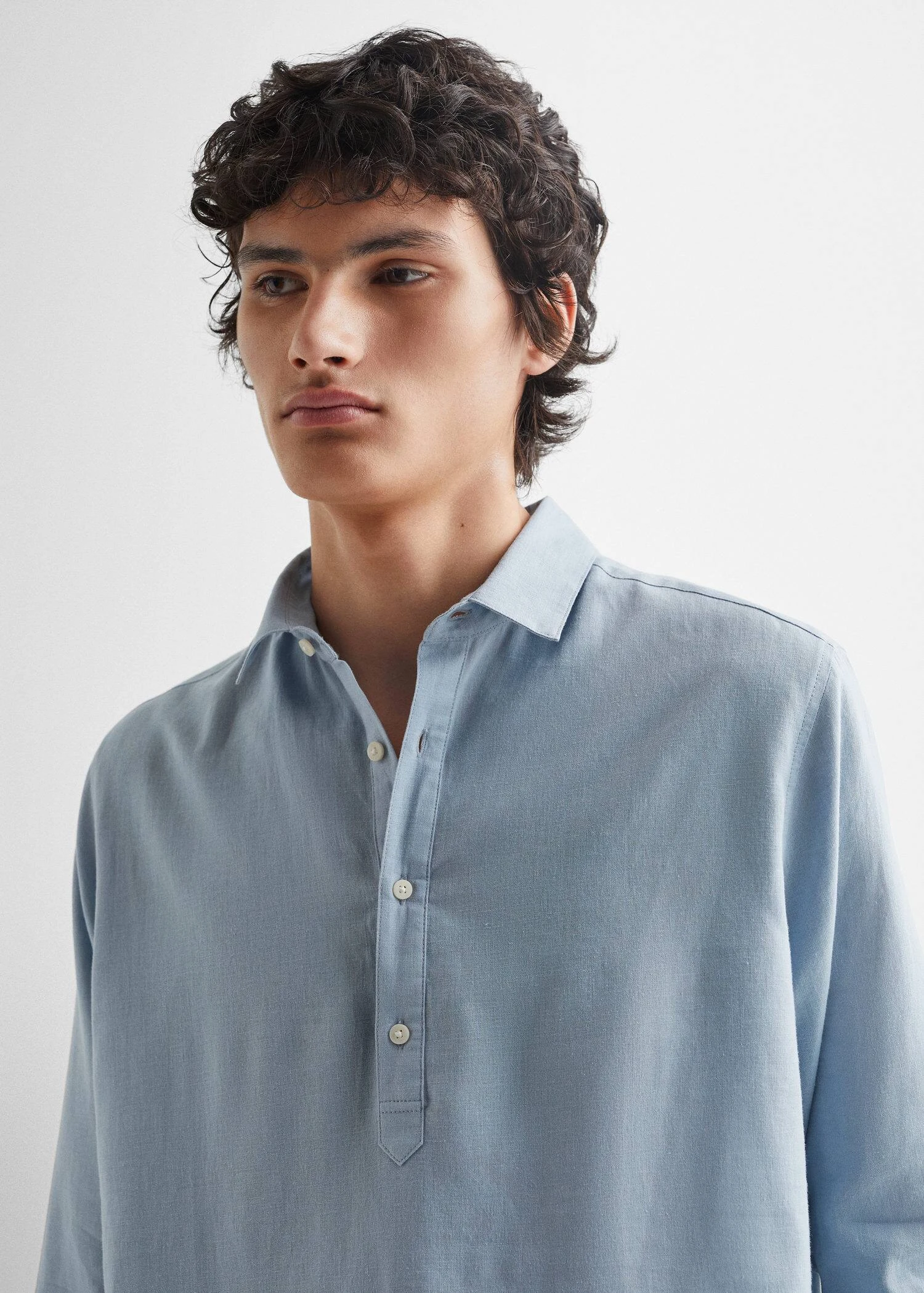 Chemise Lin Boutons 6 Chemise Lin Boutons – Image 4