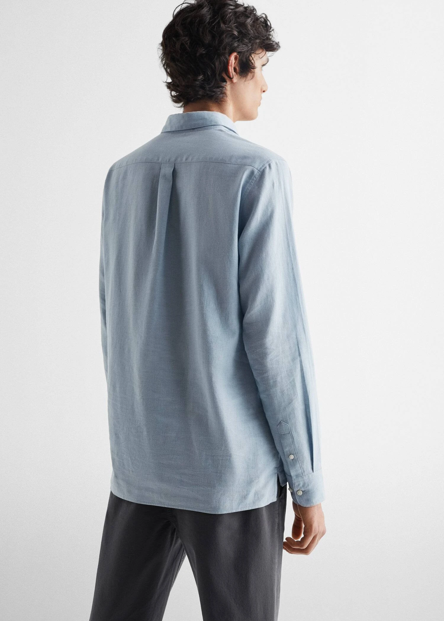 Chemise Lin Boutons 5 Chemise Lin Boutons – Image 3