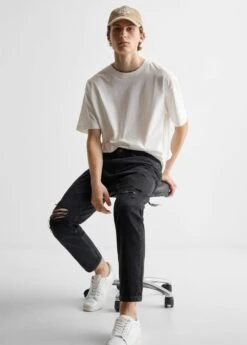 Jeans Tapered-fit Déchirures -Vêtements Pascher 47023260 TN D2