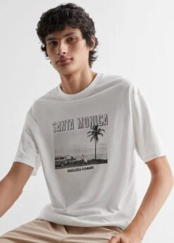 T-shirt En Coton Imprimé 12 T-shirt En Coton Imprimé -Vêtements Pascher 47037831 02 D1