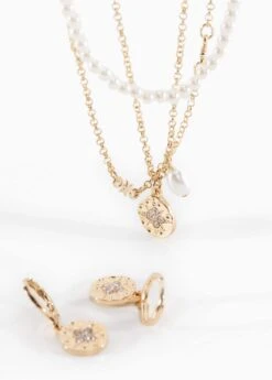 Vêtements Pascher 42 Collier Perles Combinées