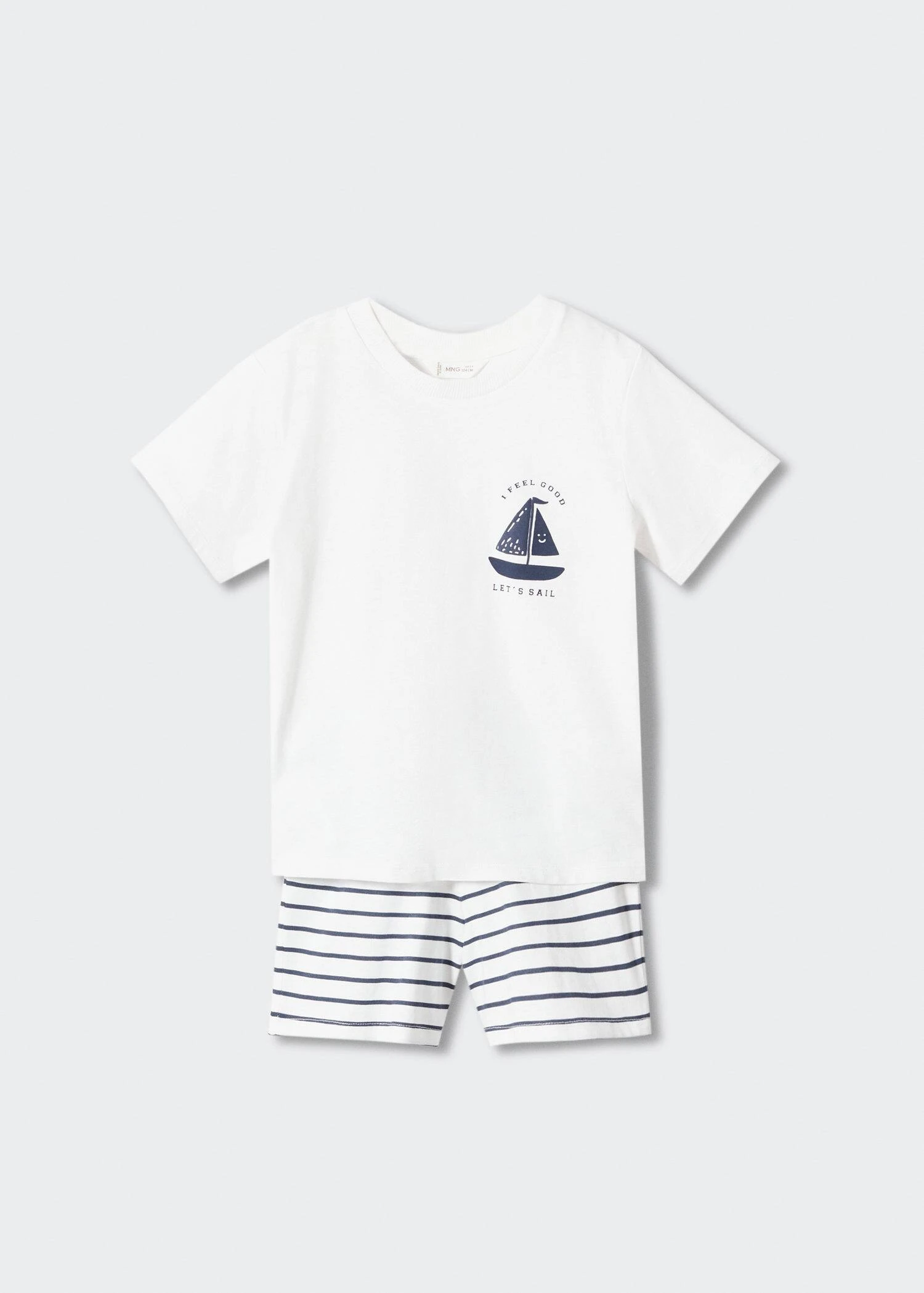 Pyjama Court Rayures 5 Pyjama Court Rayures – Image 3