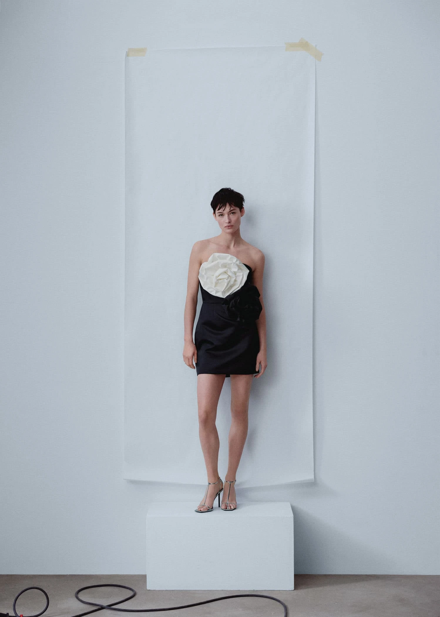 Robe Bicolore Maxifleurs 4 Robe Bicolore Maxifleurs – Image 2