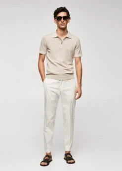 Polo Maille Fine Fermeture Éclair -Vêtements Pascher 47067850 06 99999999 01