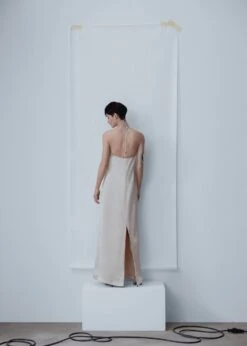 Robe En Satin à Col Rigide -Vêtements Pascher 47076712 08 R