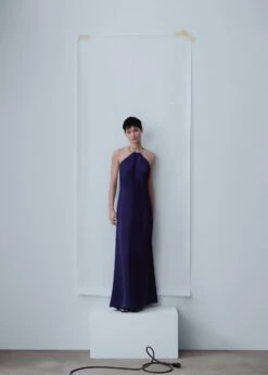 Robe En Satin à Col Rigide -Vêtements Pascher 47076712 57 99999999 01