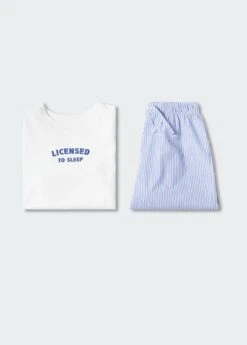 Pyjama Court Coton Rayures 12 Pyjama Court Coton Rayures -Vêtements Pascher 47077878 02 B