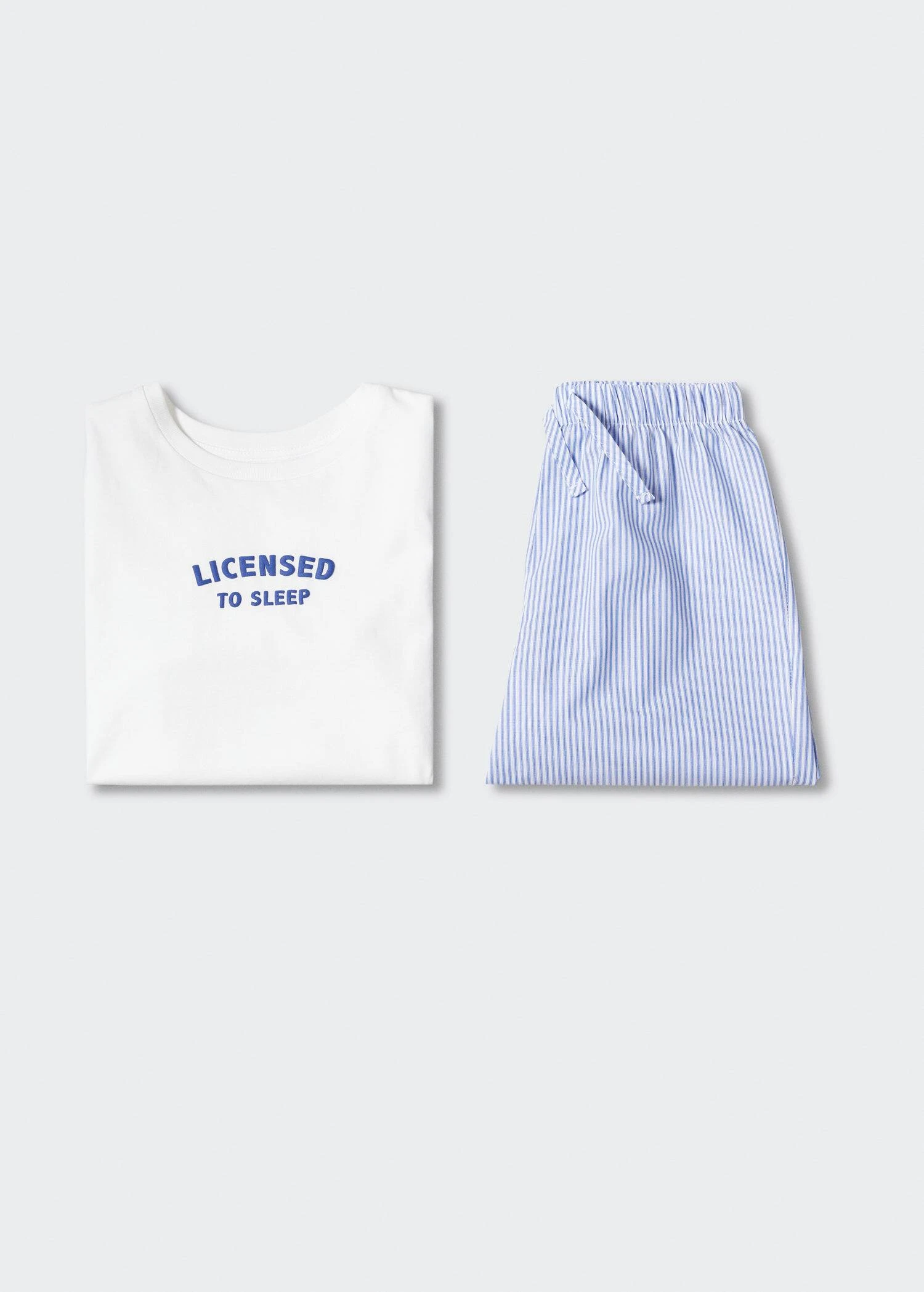 Pyjama Court Coton Rayures 6 Pyjama Court Coton Rayures – Image 4