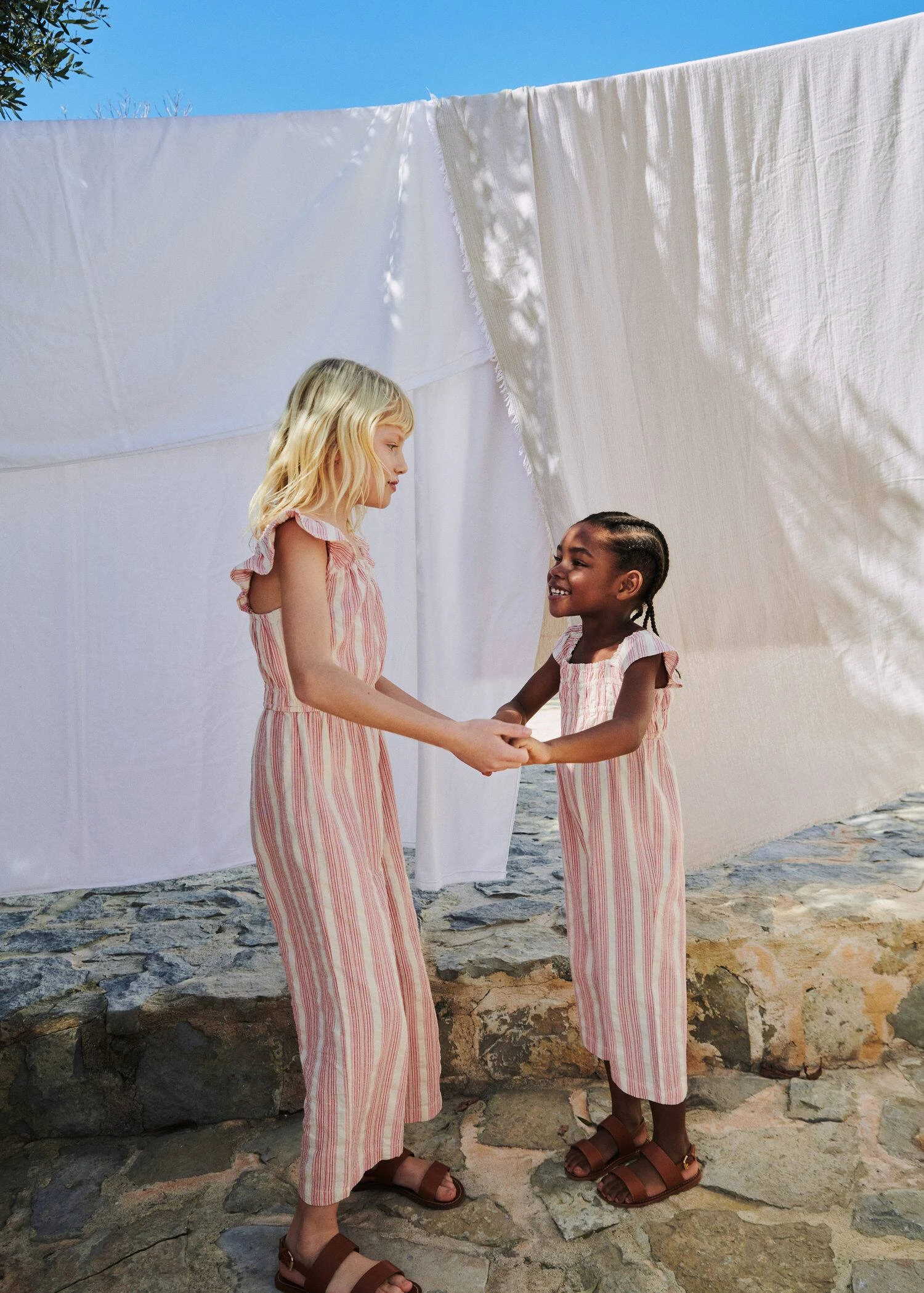 Combinaison Rayures Volantée 2 Combinaison Rayures Volantée