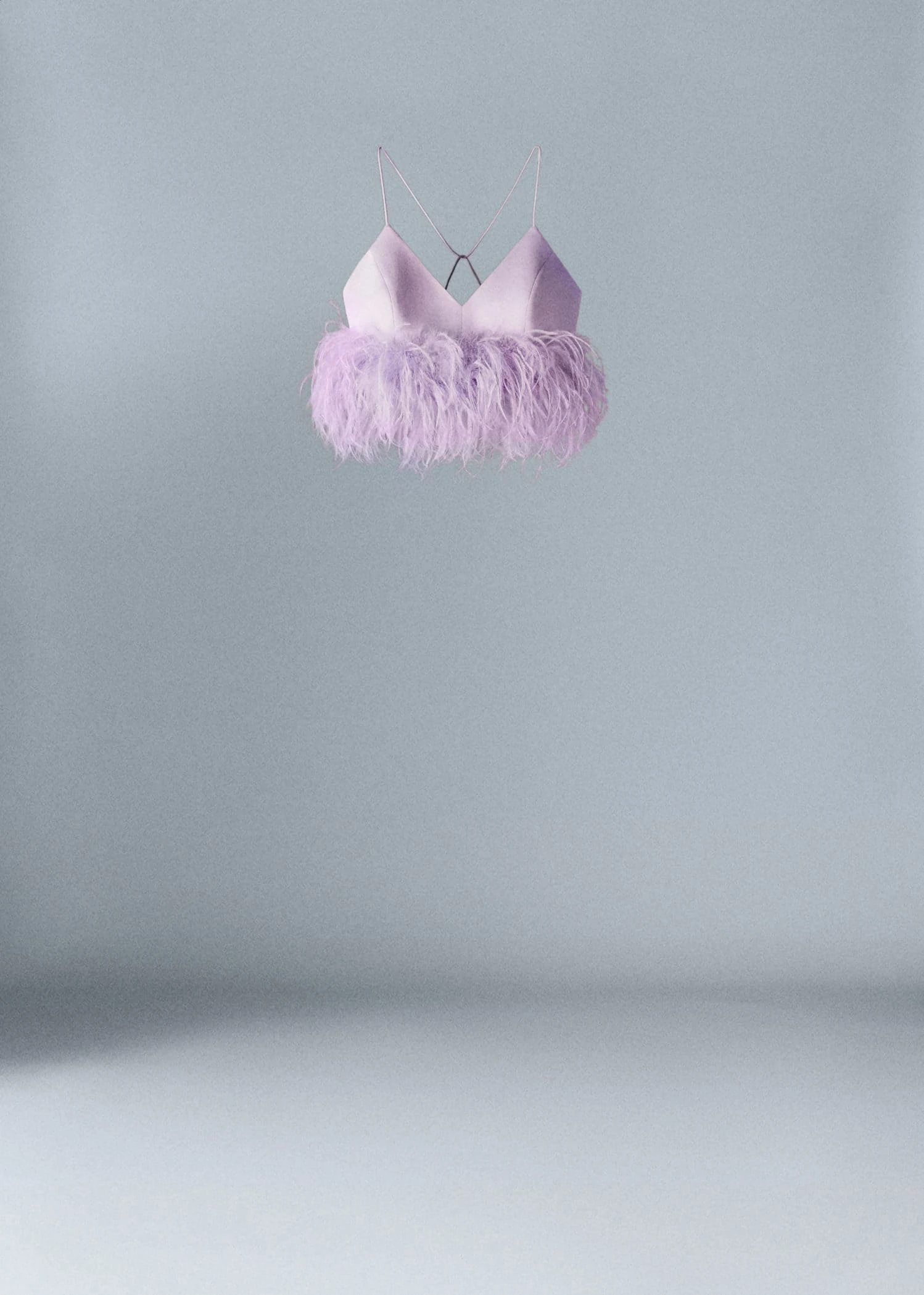 Top Satiné Détail Plumes 10 Top Satiné Détail Plumes – Image 8