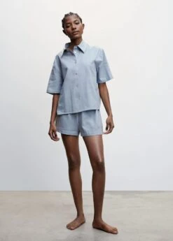 Chemise Pyjama Lin -Vêtements Pascher 47087109 52 99999999 01