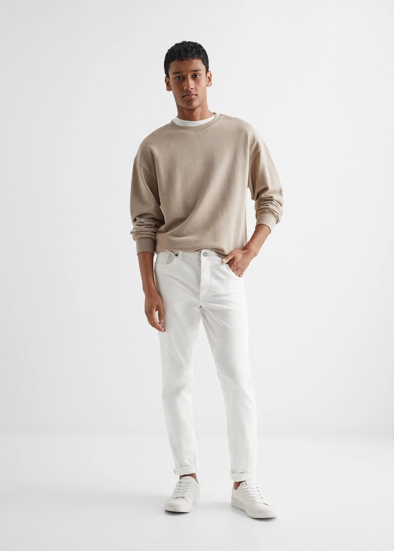 Jean Slim-fit Boutons 4 Jean Slim-fit Boutons – Image 2