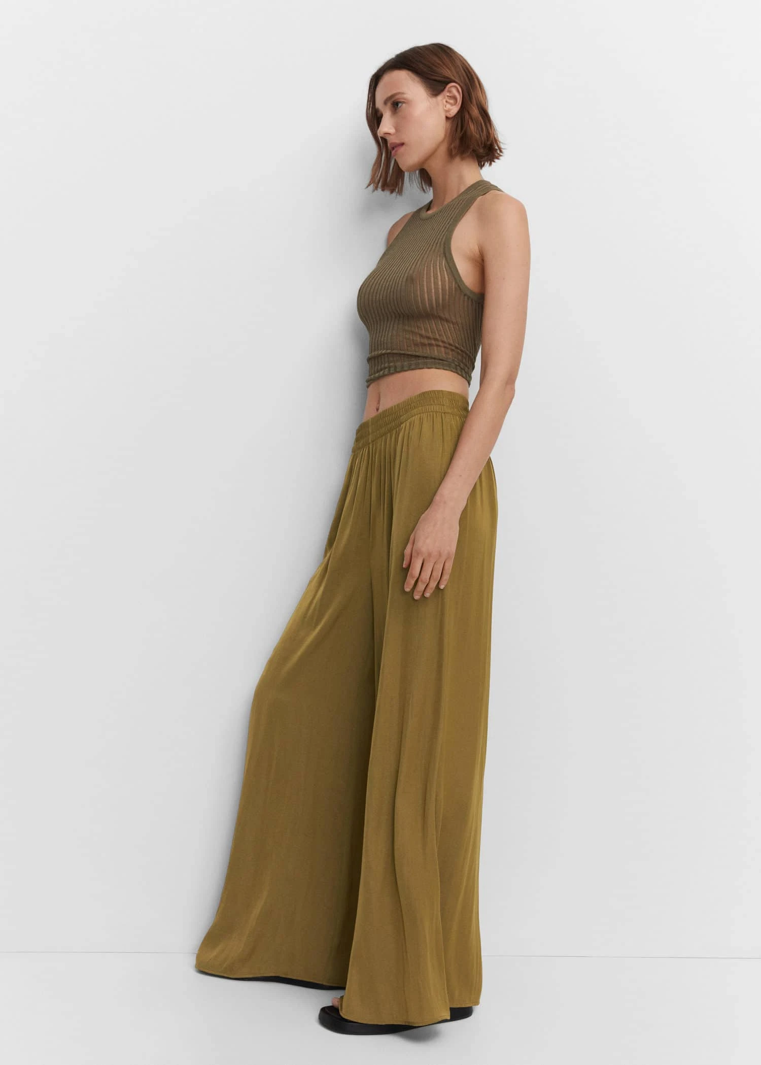 Pantalon Palazzo Taille Basse 7 Pantalon Palazzo Taille Basse – Image 5