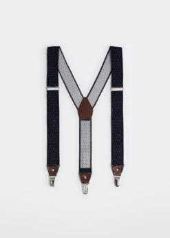 Bretelles élastiques Réglables Détails Cuir