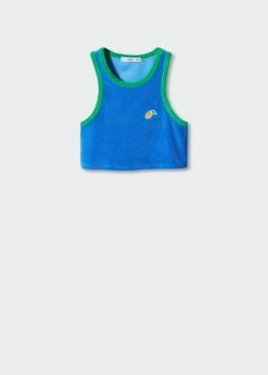 Top Tissu éponge Détail Brodé 13 Top Tissu éponge Détail Brodé -Vêtements Pascher 57000440 52 B