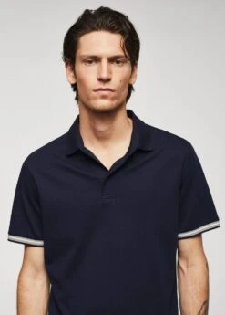 Polo 100 % Coton Liserés Contrastants -Vêtements Pascher 57000779 56 D1