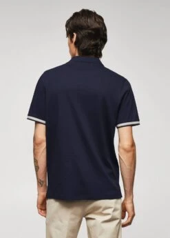Polo 100 % Coton Liserés Contrastants -Vêtements Pascher 57000779 56 R