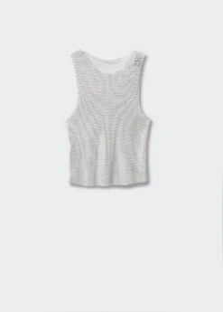 Top Maille Filet Détail Cristal -Vêtements Pascher 57001045 01 B