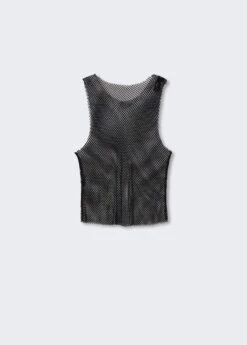 Top Maille Filet Détail Cristal -Vêtements Pascher 57001045 99 B