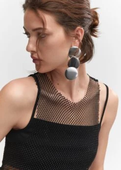 Top Maille Filet Détail Cristal -Vêtements Pascher 57001045 99 D1