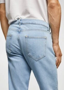 Jean Léger Tapered-fit Délavé Clair -Vêtements Pascher 57001050 TC D6