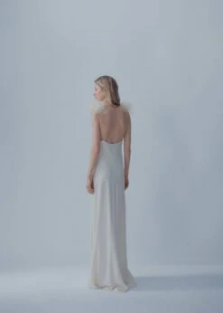 Robe Style Lingerie Détail Plumes -Vêtements Pascher 57001110 01 R