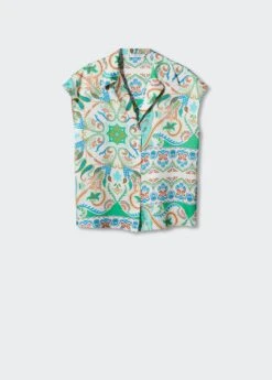 Chemise Satinée Imprimée -Vêtements Pascher 57001111 02 B