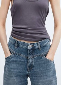 Jean Wideleg Taille Haute Coutures 16 Jean Wideleg Taille Haute Coutures -Vêtements Pascher 57003823 TM D6