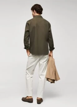 Chemise Slim-fit Coton Structurée -Vêtements Pascher 57004009 37 R