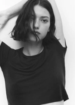 T-shirt Modal Crop -Vêtements Pascher 57004013 59 D1