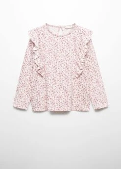 T-shirt Manches Longues Fleurs