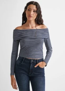 T-shirt épaules Dénudées Rayures -Vêtements Pascher 57004031 56