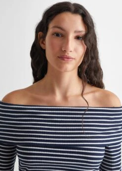 T-shirt épaules Dénudées Rayures -Vêtements Pascher 57004031 56 D1