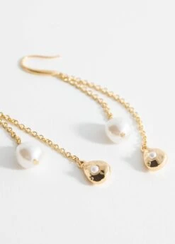 Boucles D'oreilles Fil Perles -Vêtements Pascher 57004050 OR