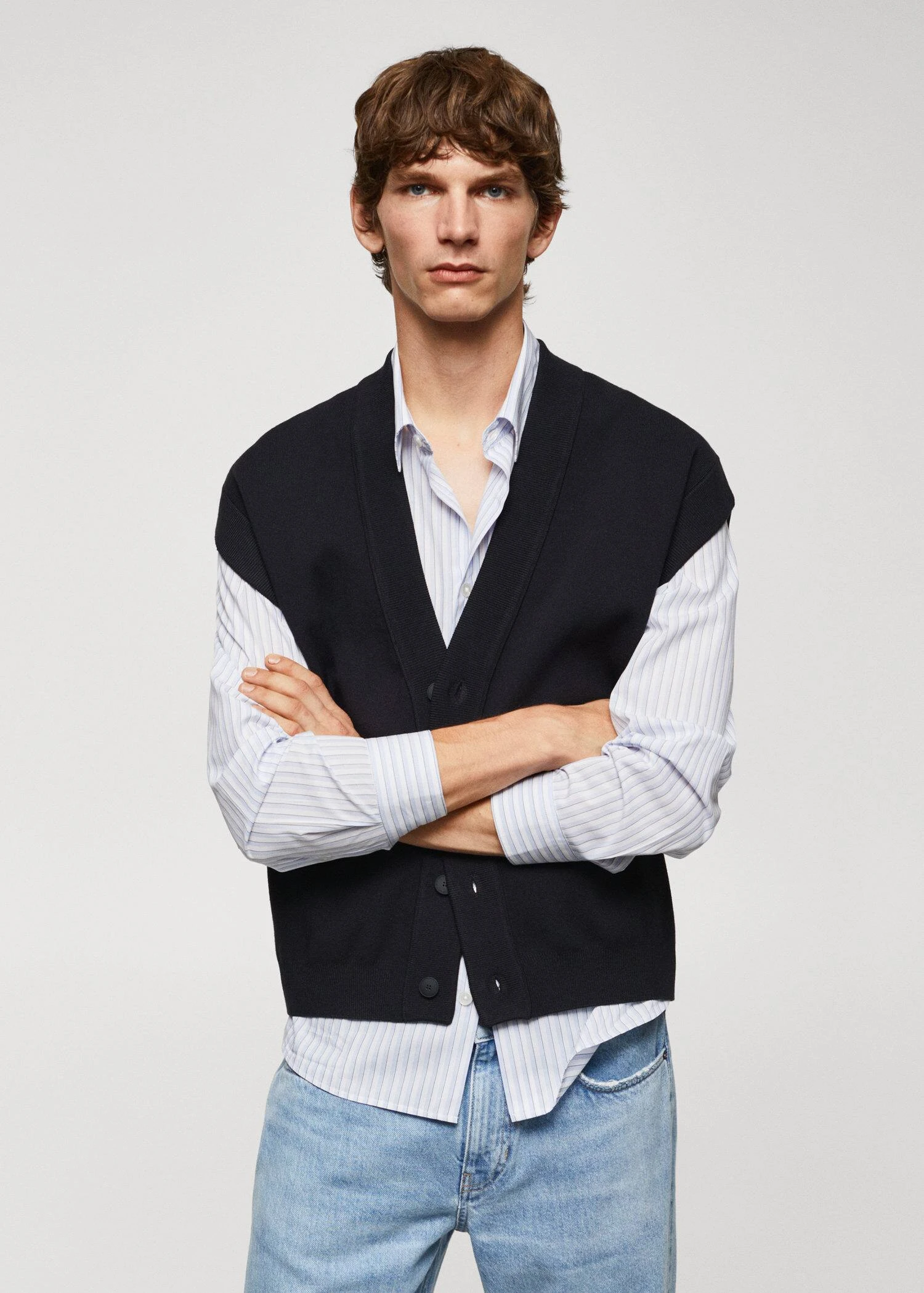 Gilet Maille Boutons 3 Gilet Maille Boutons