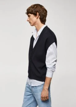 Gilet Maille Boutons 15 Gilet Maille Boutons -Vêtements Pascher 57004405 56 D2