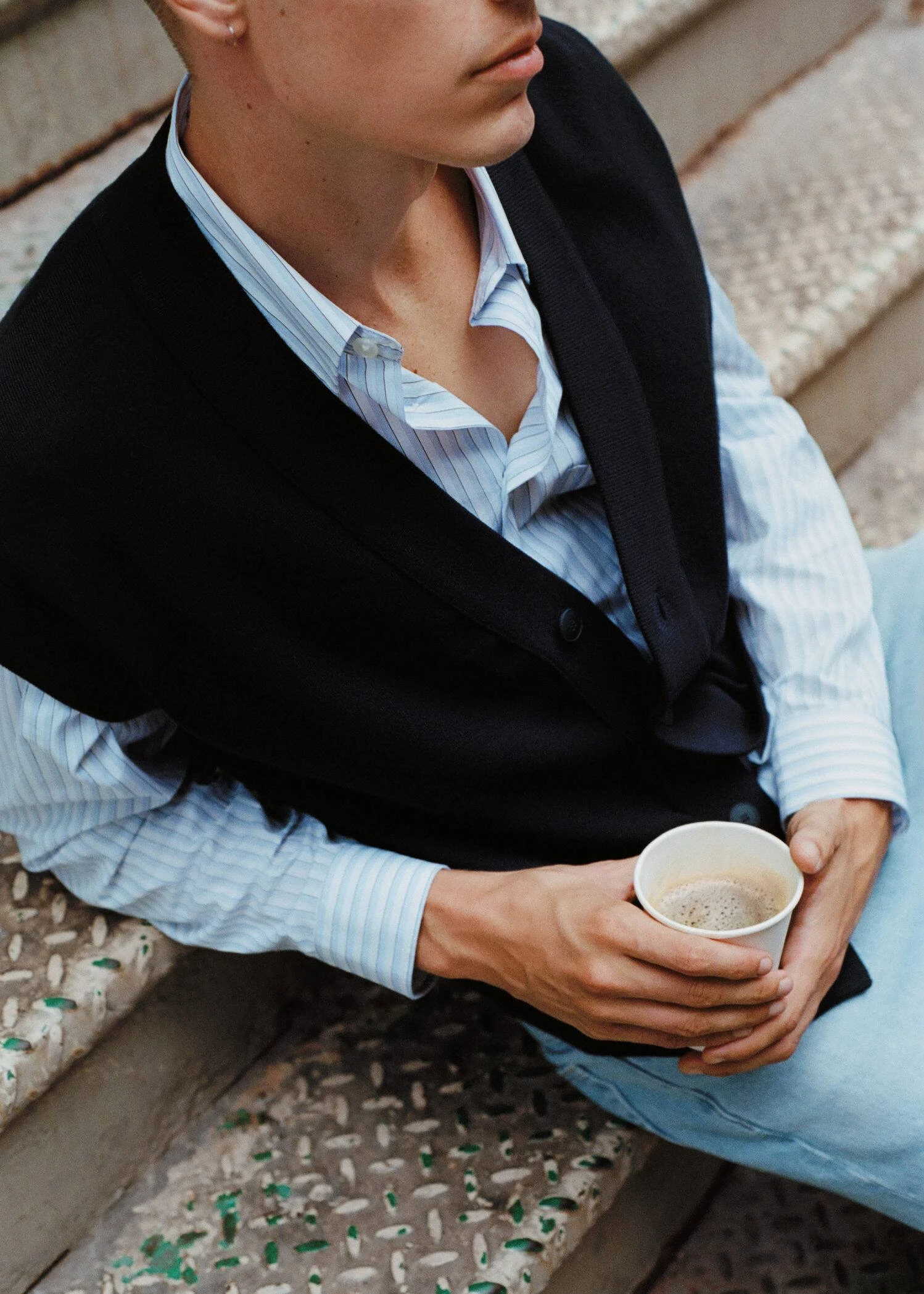 Gilet Maille Boutons 9 Gilet Maille Boutons – Image 7